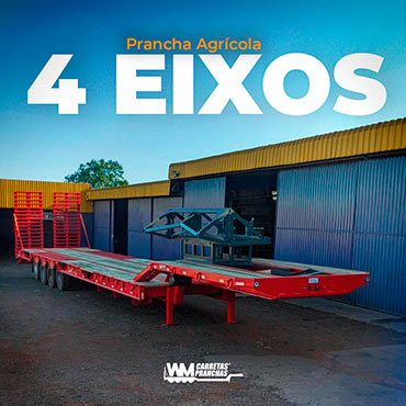 Prancha 4 Eixos Agricola