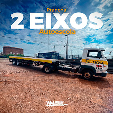 Prancha 2 Eixos Auto Escola